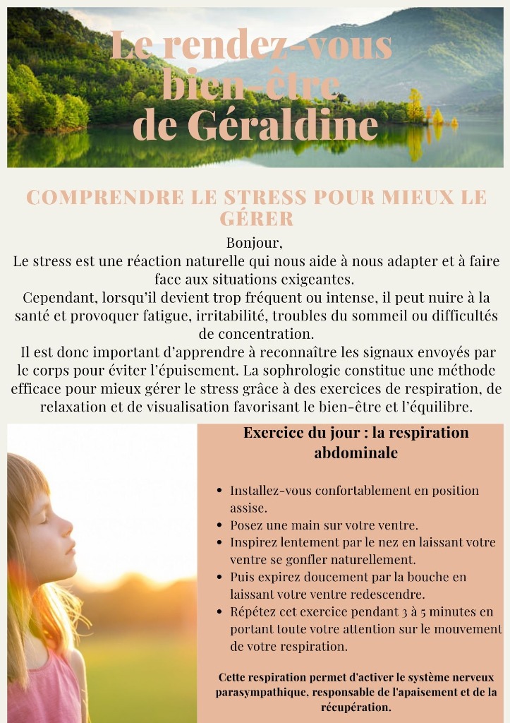 illustration Newsletter comprendre le stress pour mieux le gérer