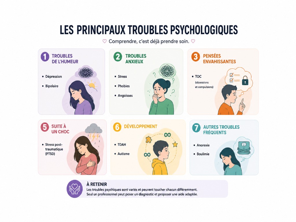 illustration Repérer les troubles psychologiques