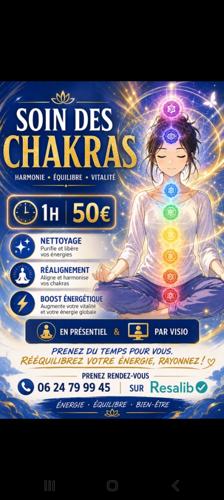 illustration Soin des chakras ( visio ou présentiel)