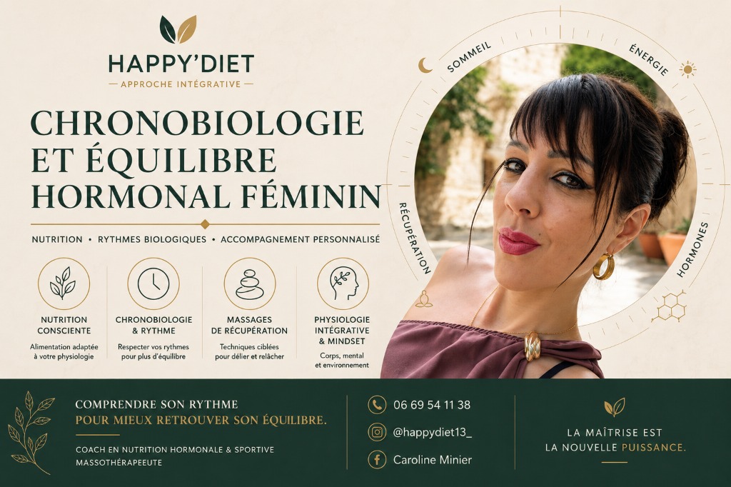 illustration Chronobiologie & équilibre hormonal féminin