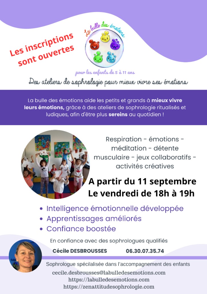 illustration Les ateliers de La Bulle Des Emotions