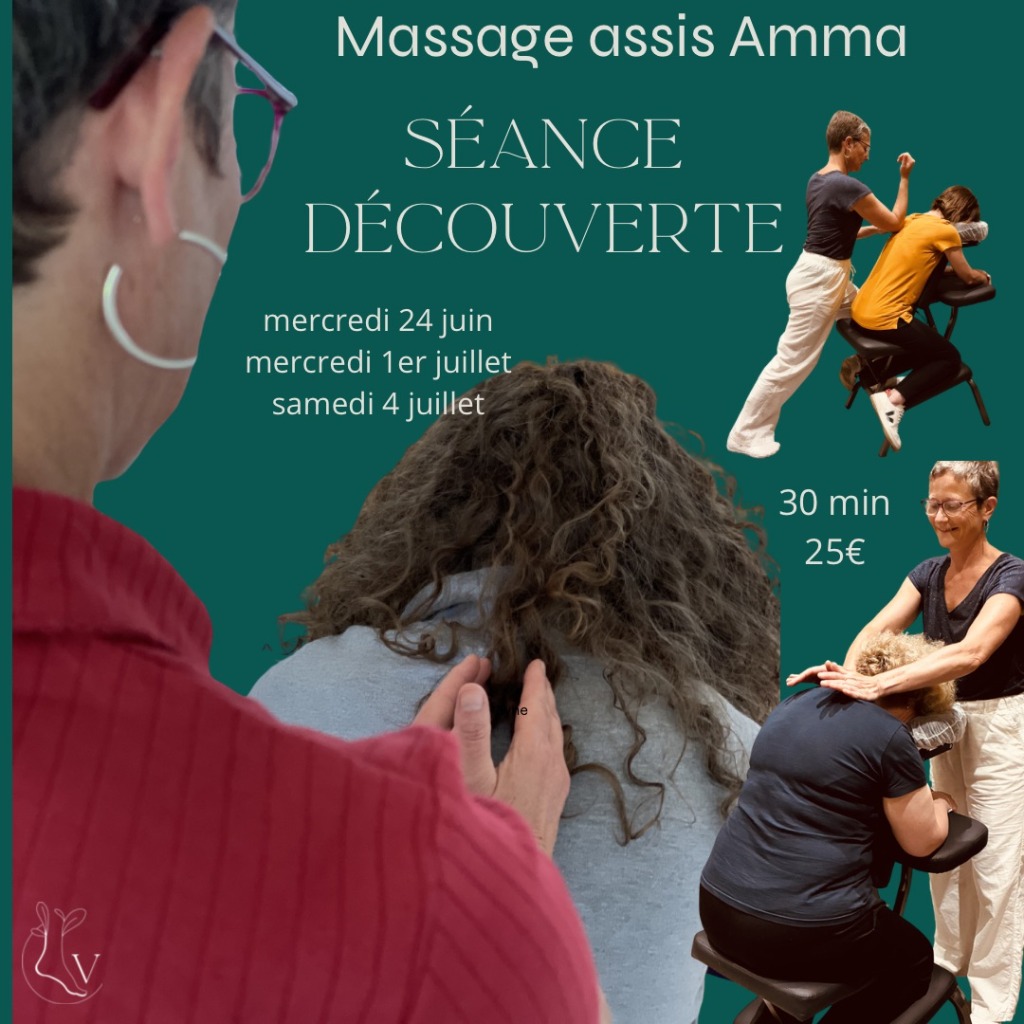 illustration Découverte du massage Assis Amma