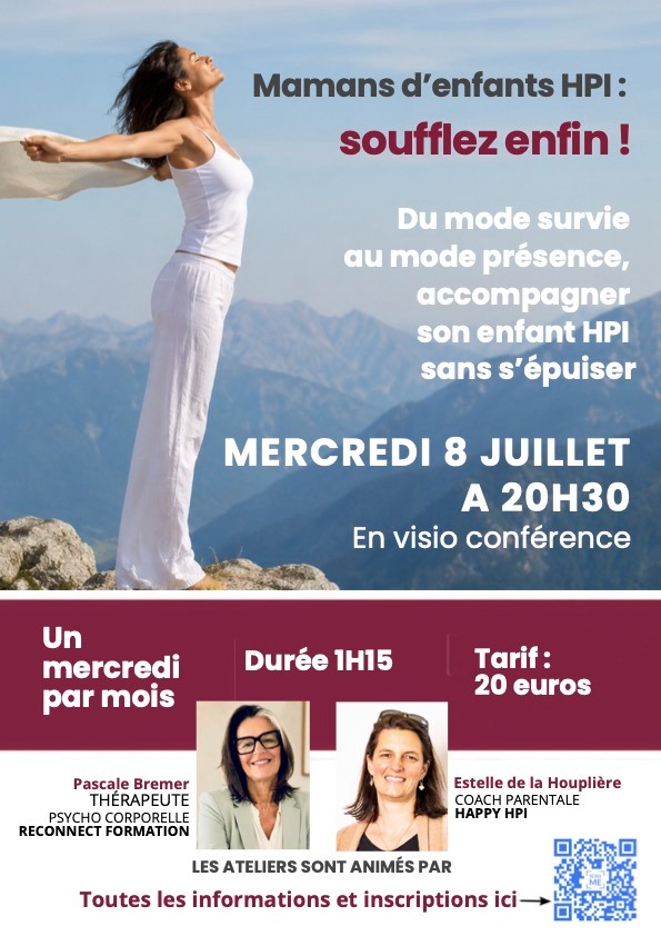 illustration Mamans d’enfants HPI : soufflez enfin !