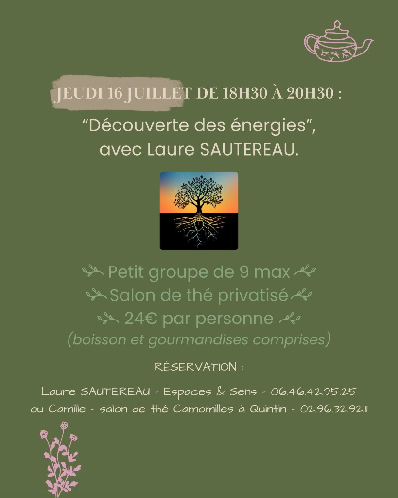 illustration Découverte des énergies - Atelier 1 : Conscience, Aura et Influences