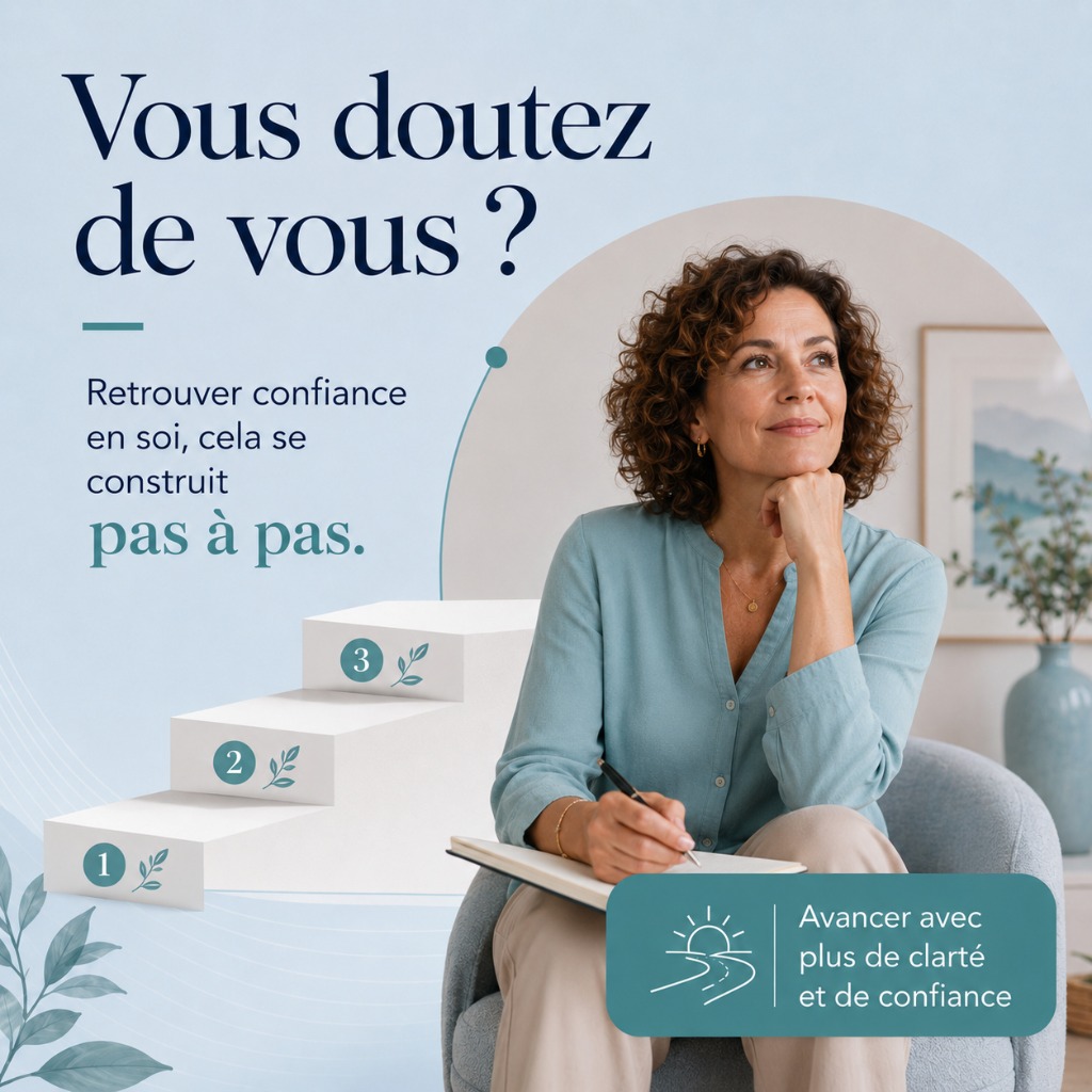 illustration Coaching de vie : retrouver confiance en soi et avancer pas à pas