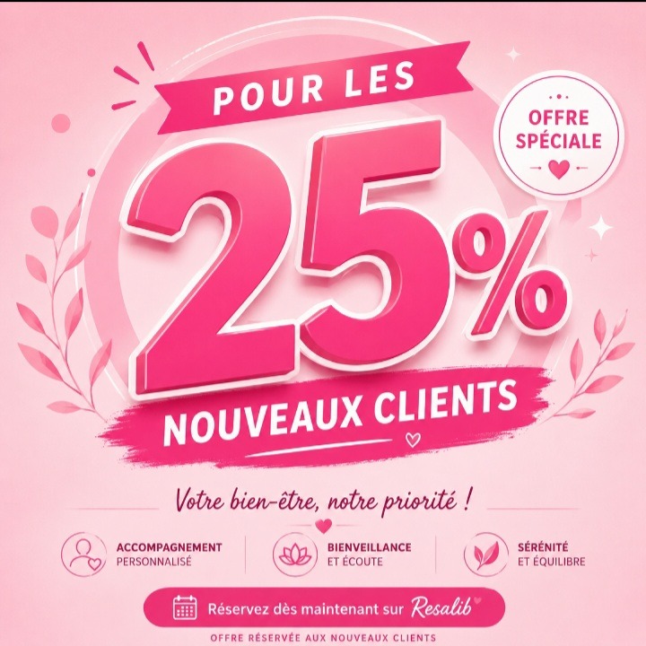 illustration 25 % pour les Nouveaux clients