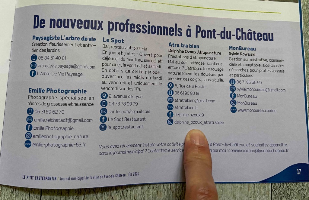 illustration Parution dans le bulletin municipal