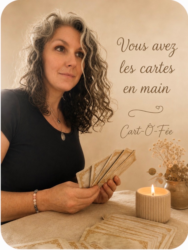 illustration Morgane, alias Cart-Ô-Fée : une passeuse de lumière au service de votre chemin de vie