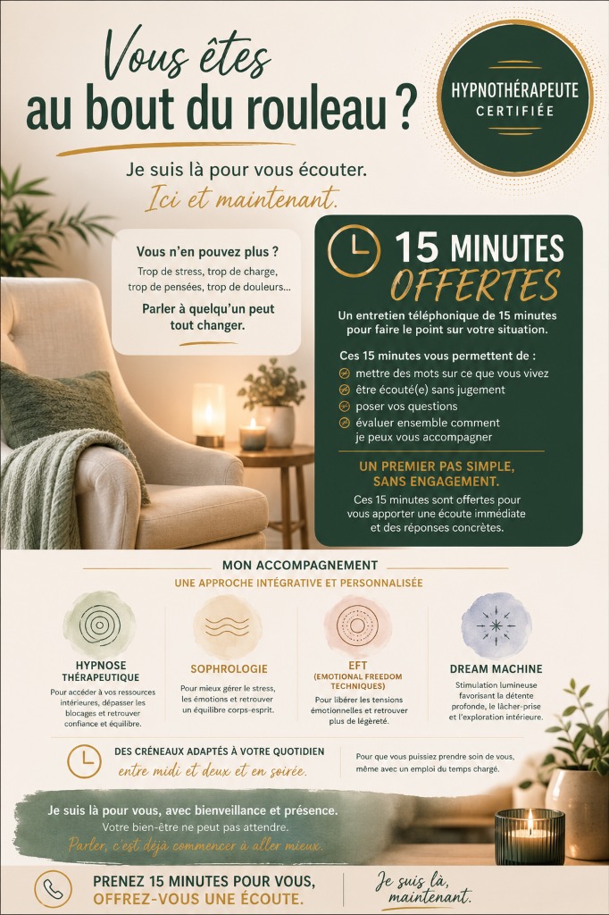 illustration 15 minutes offertes pour faire le point