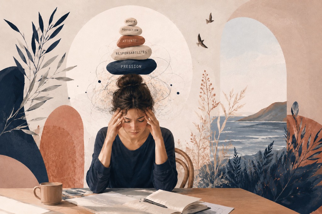 illustration Perfectionnisme, stress et pression : retrouvez plus de sérénité à Valbonne