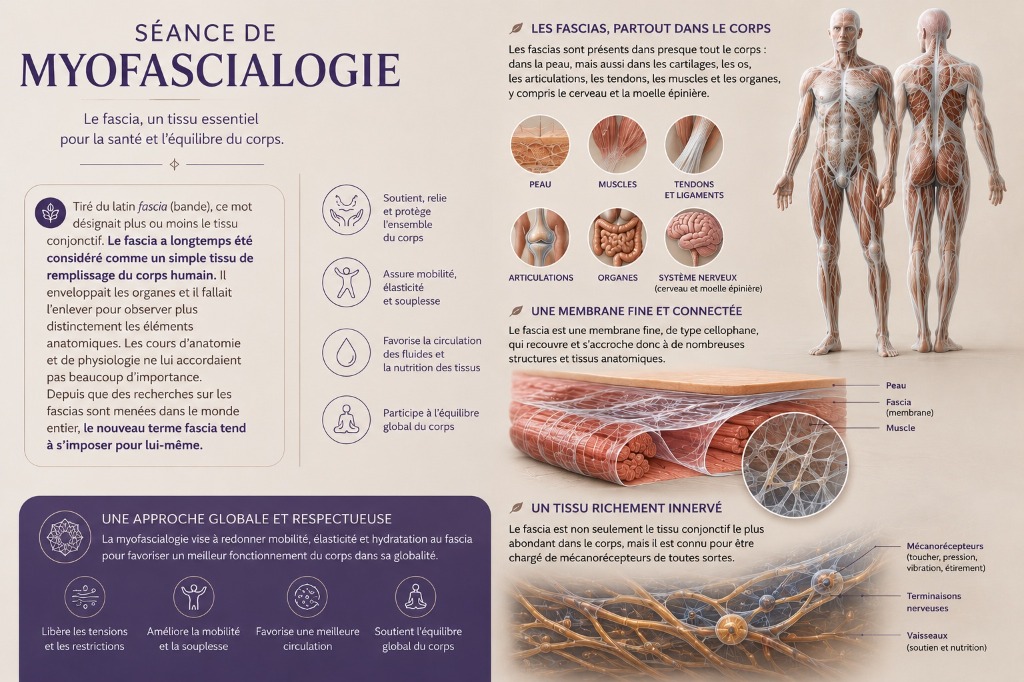illustration Ressentez la profondeur de la Myofascialogie