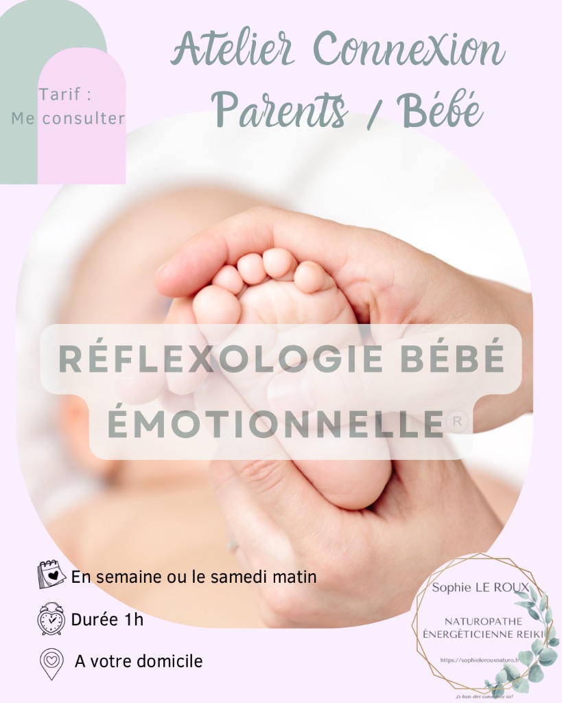 illustration Réflexologie Bébé Émotionnelle ®