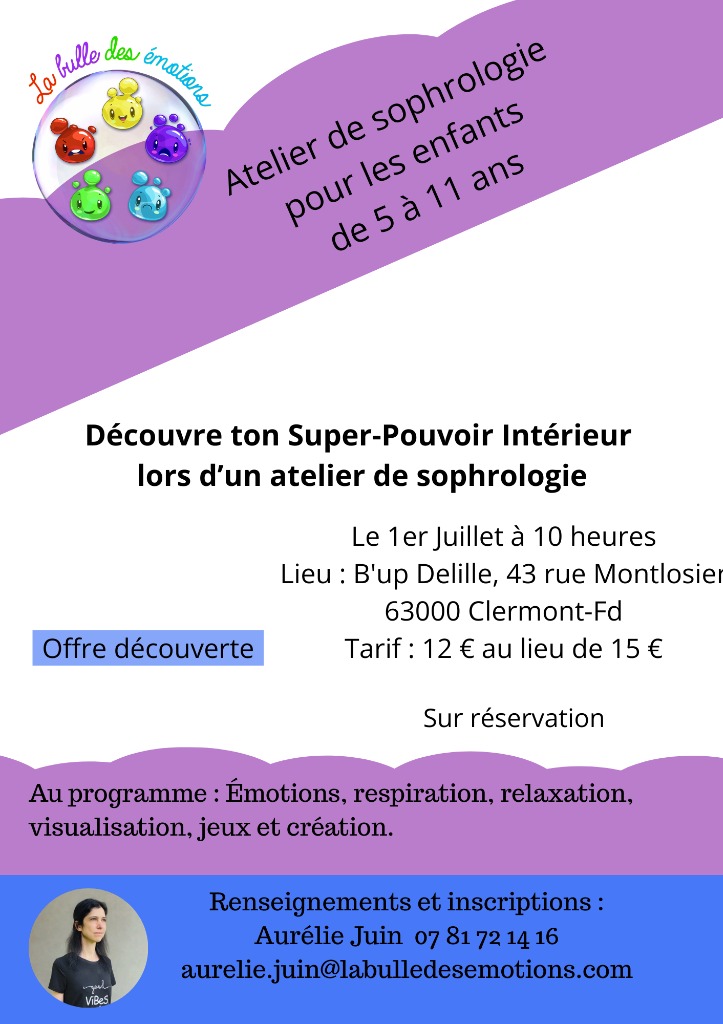illustration Découvre ton Super-Pouvoir Intérieur lors d’un atelier de sophrologie Renseignements