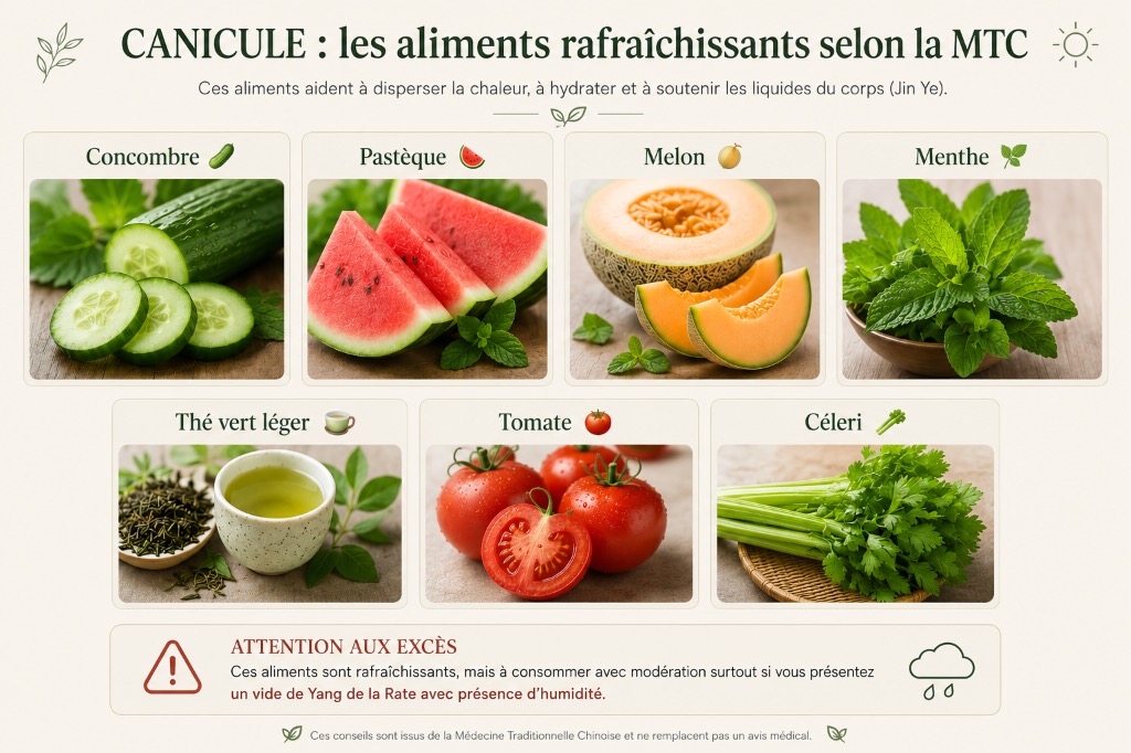 illustration ☀️CANICULE, QUELS ALIMENTS PEUVENT VOUS AIDER ?