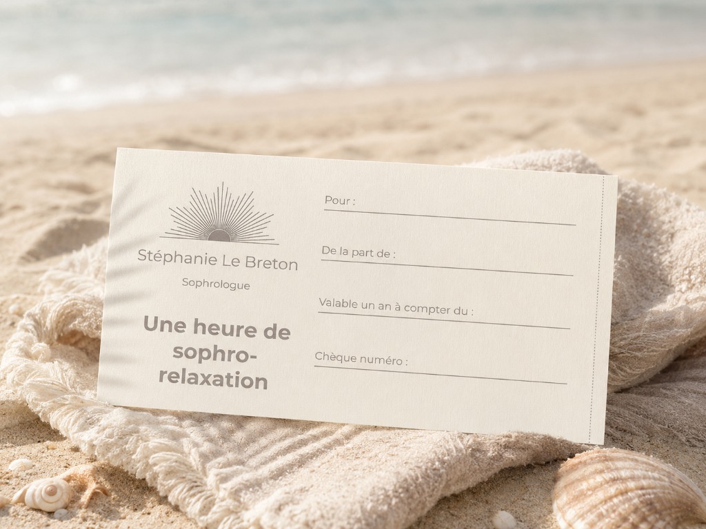 illustration Offre spéciale été - Chèque cadeau sophro-relaxation 50 € au lieu de 60 €