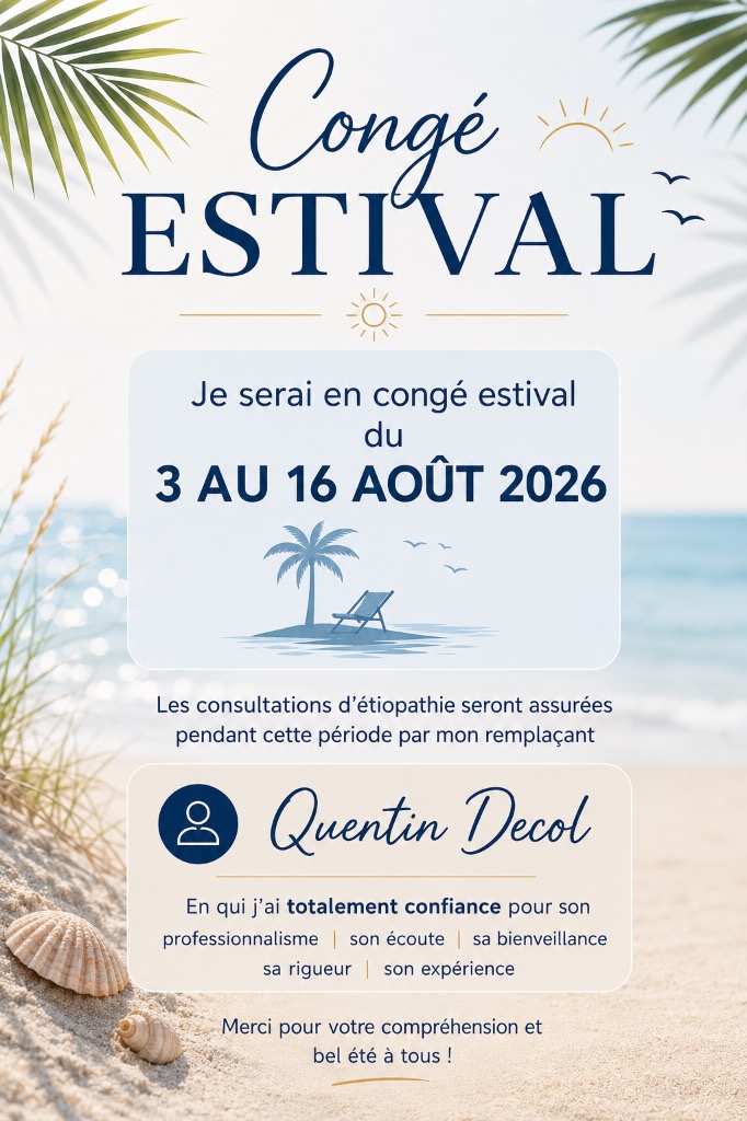illustration ☀️ Congés estivaux ☀️