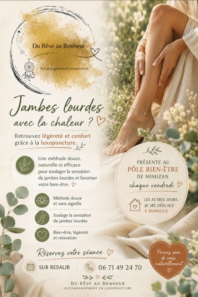 illustration Jambes lourdes avec la chaleur?