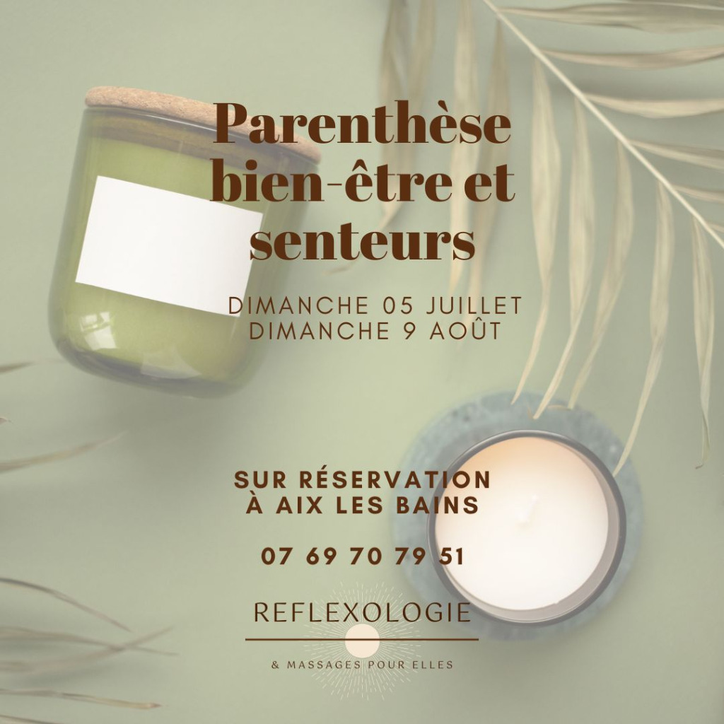 illustration Parenthèse senteurs et bien être - 5 Juillet et 9 Août · Aix-les-Bains · Places très limitées
