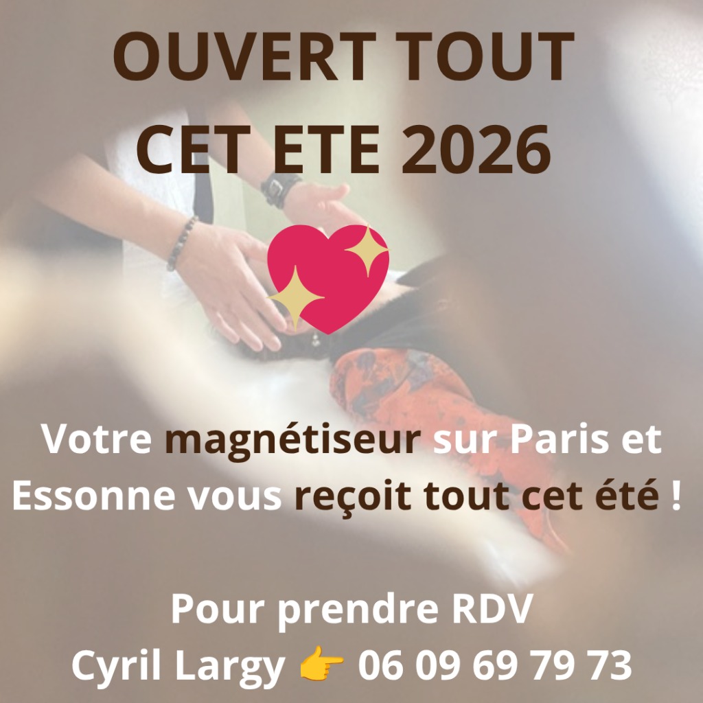 illustration Votre magnétiseur sur Paris et Essonne vous reçoit tout cet été !