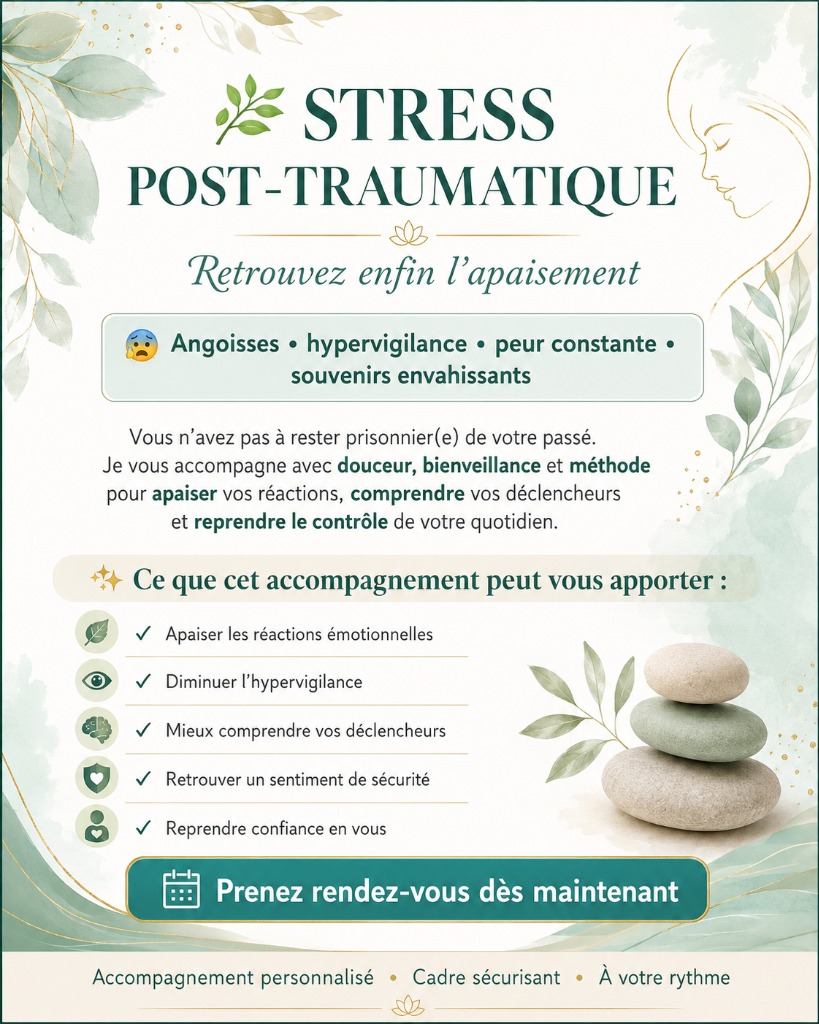 illustration Stress post-traumatique : libérez-vous enfin de ce qui vous bloque