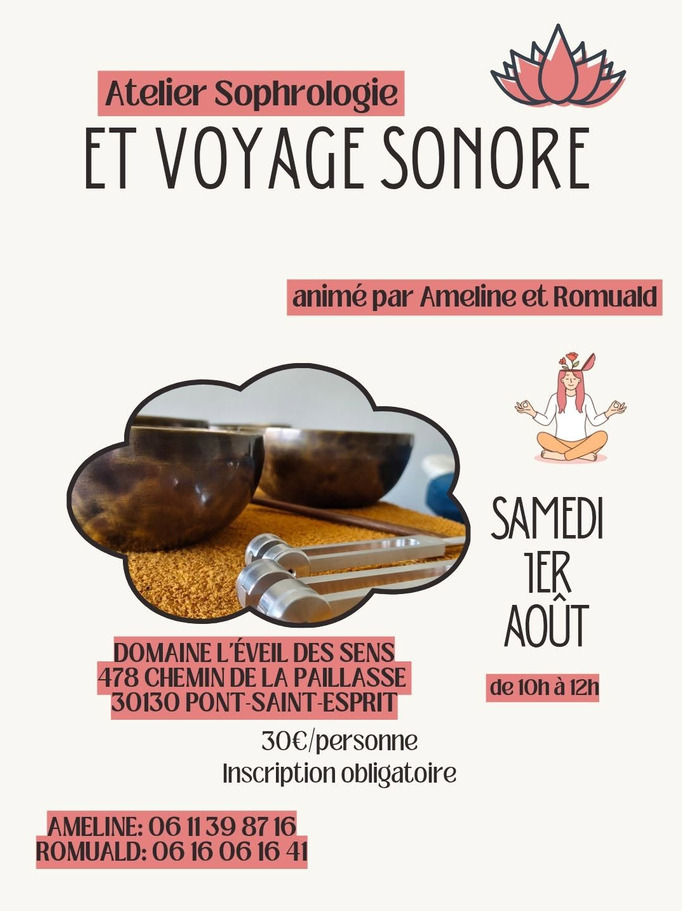 illustration Atelier Sophrologie et Voyage Sonore