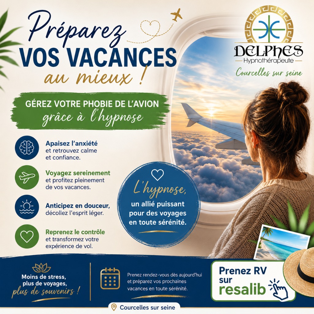 illustration Preparer vos vacances en gérant la phobie de l avion !