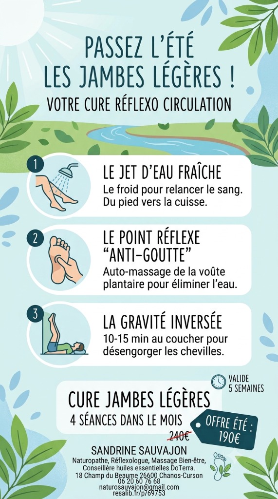 illustration Cure jambes légères