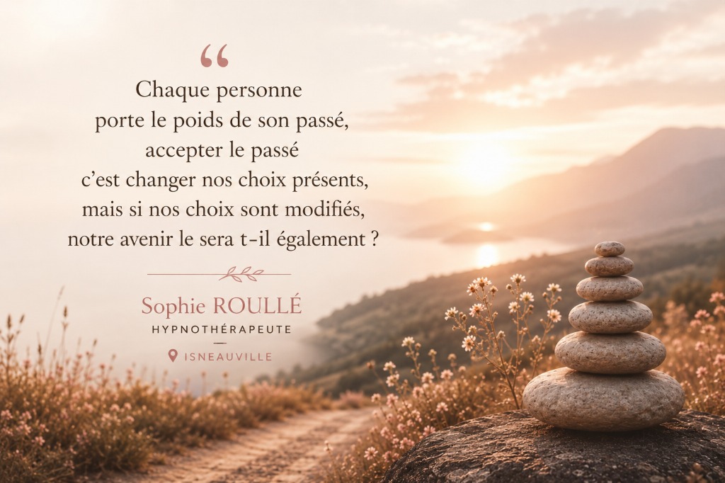 illustration Notre passé façonne souvent notre manière de voir le présent.