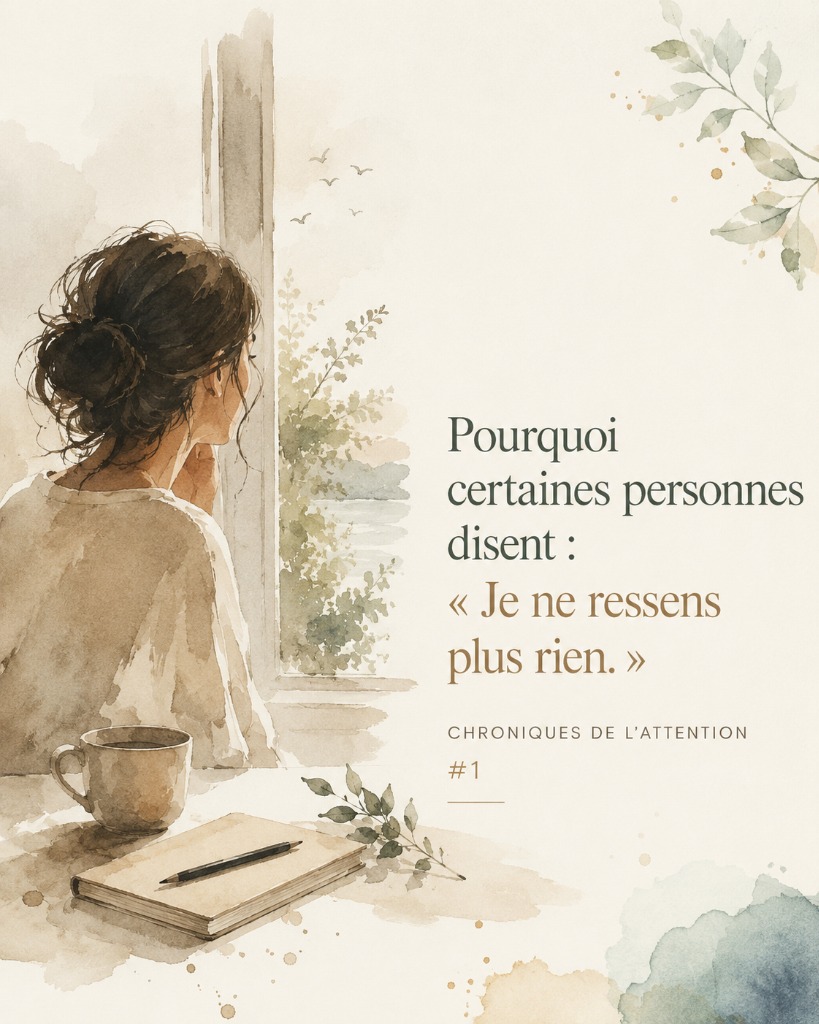 illustration Et si nous ne perdions pas nos émotions... mais progressivement l'accès à elles ?