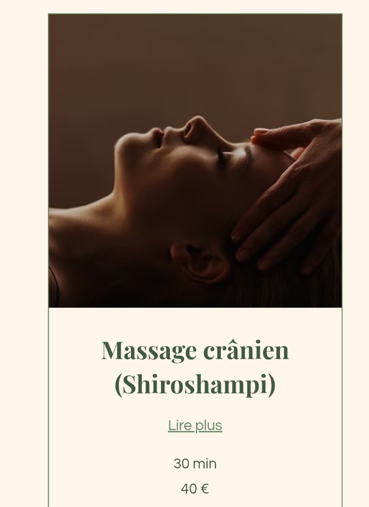 illustration Le massage crânien " SHiroshampi