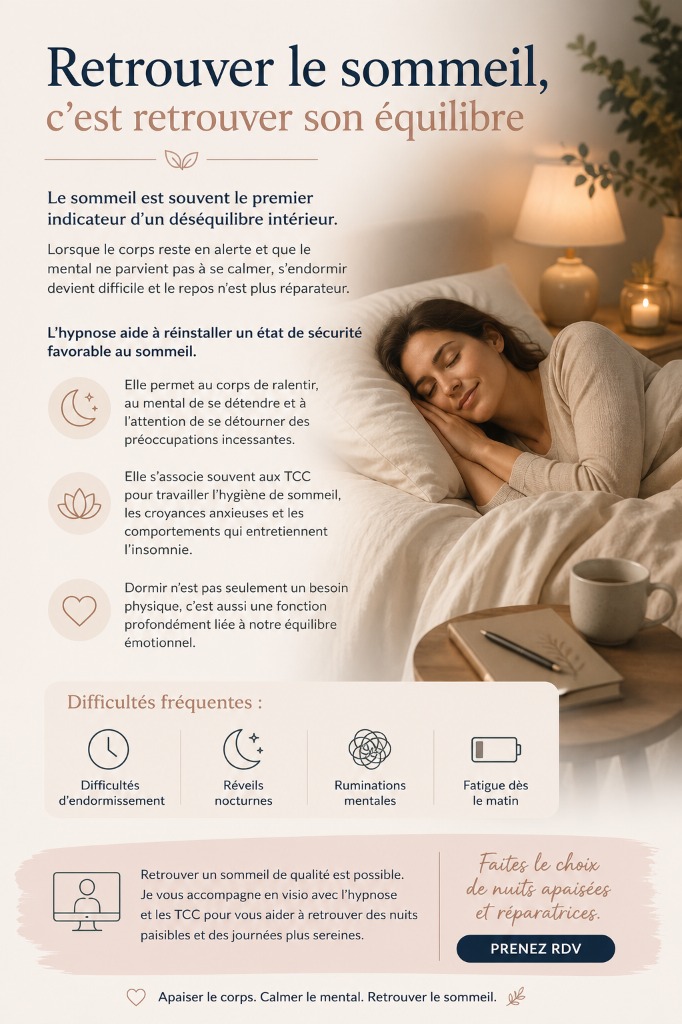 illustration Patricia Amodeo - Retrouver le sommeil c'est souvent retrouver son équilibre