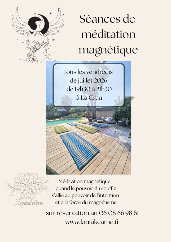 illustration séance de méditation magnétique