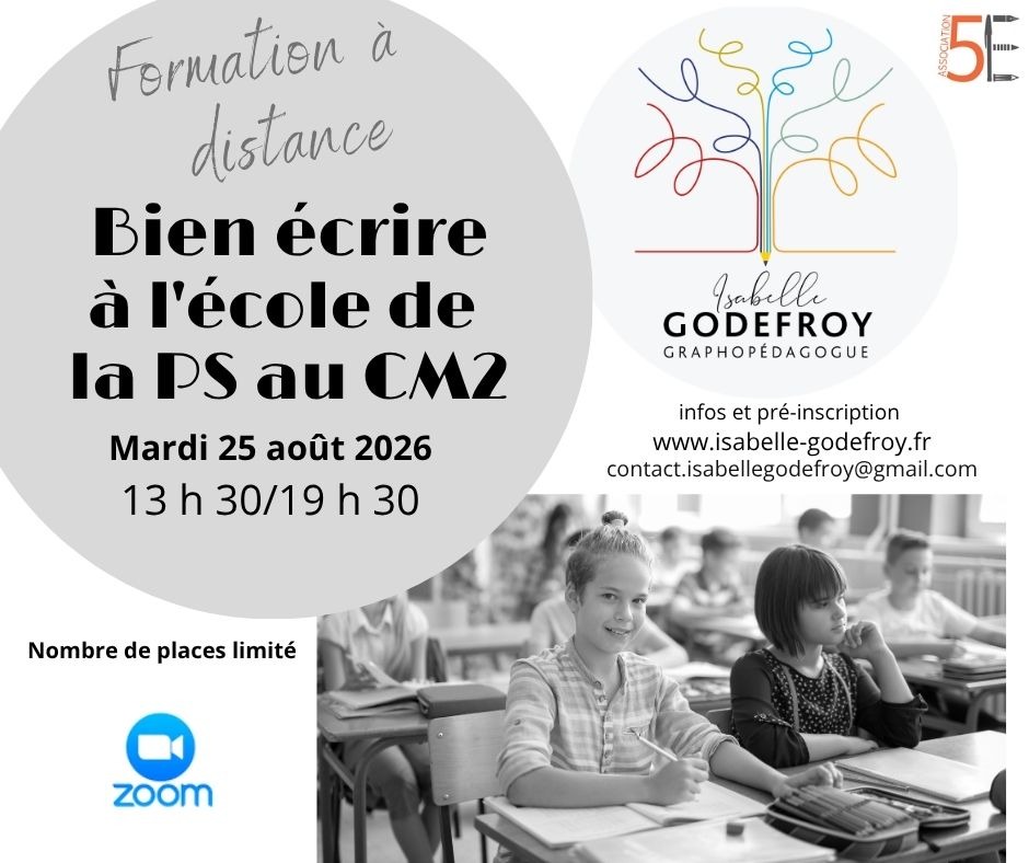 illustration Bien écrire à l'école de la PS au CM2 - Distanciel