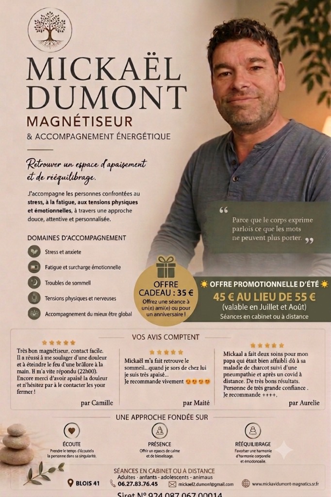 illustration Magnétiseur et guérisseur
