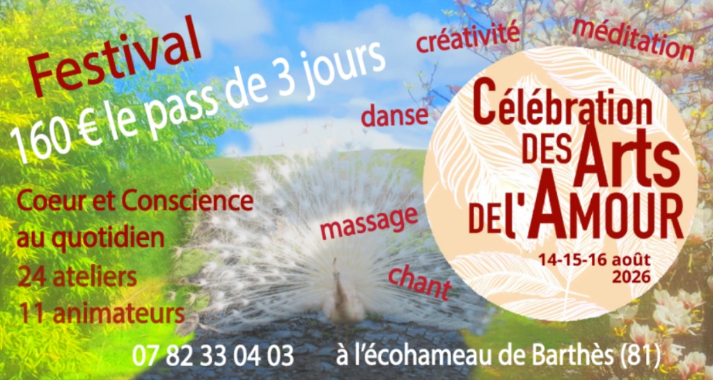 illustration Festival créatif, ludique, joyeux et paisible !