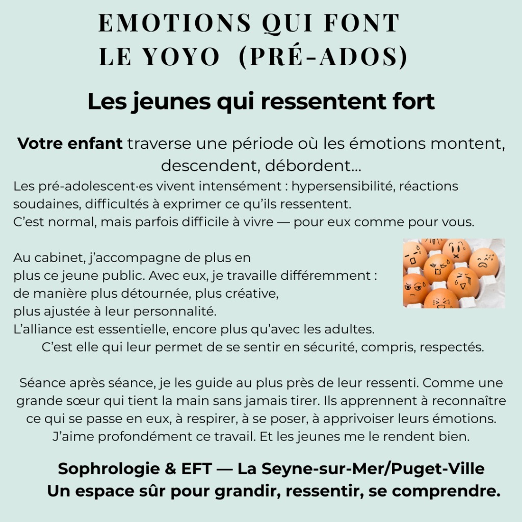 illustration Gestion des émotions Ados/Pré-ados