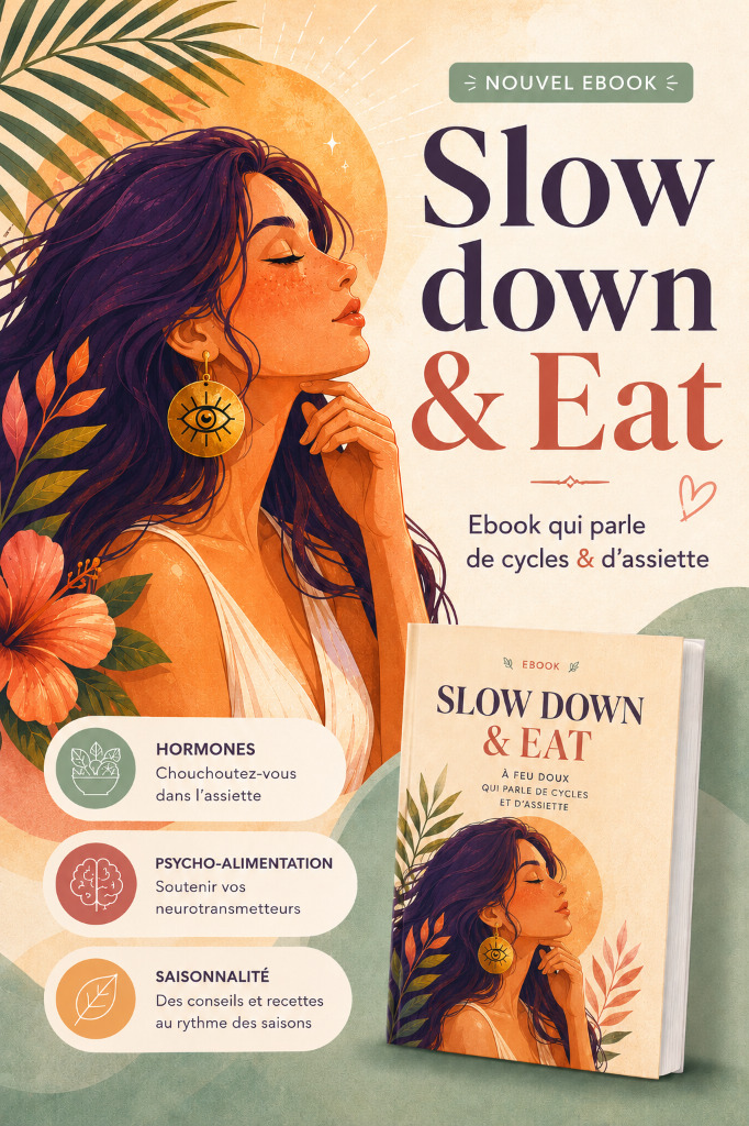illustration Été Orange Douce : hormones, mindset & gourmandise