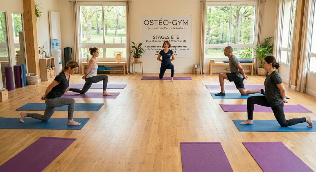 illustration Cours d'Ostéo-Gym de l'été !