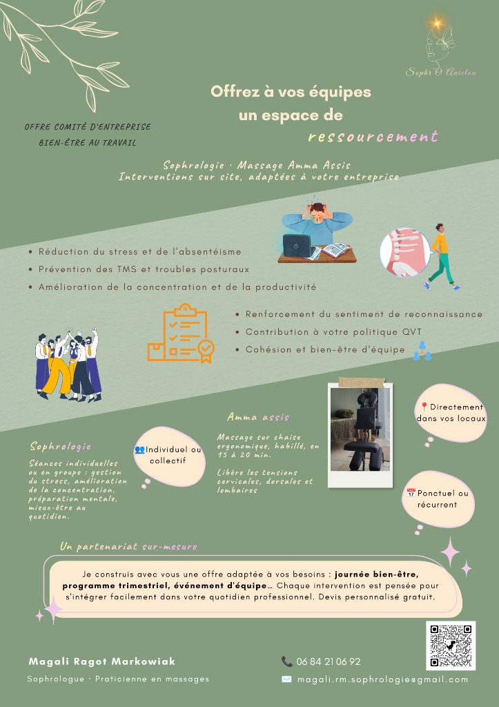 illustration intervention en entreprise dans le cadre de la QVT