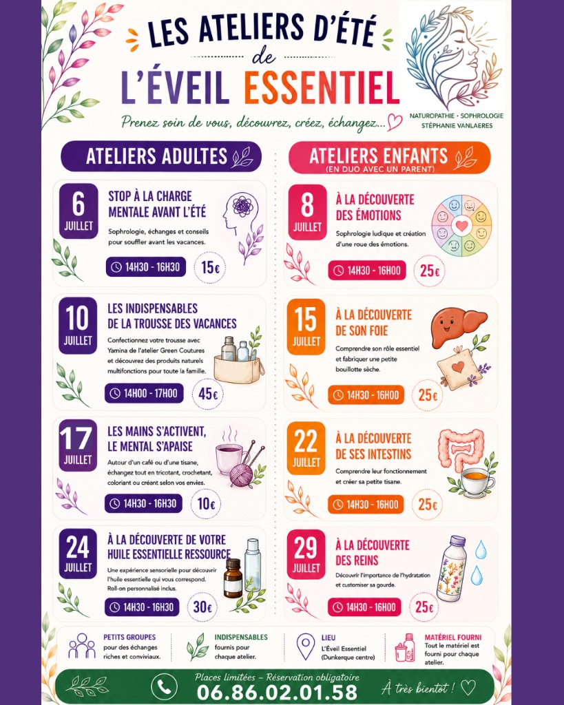 illustration Les ateliers de l'été