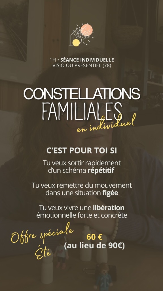 illustration Constellations familiales individuelles - Offre découverte de l'été 🌿
