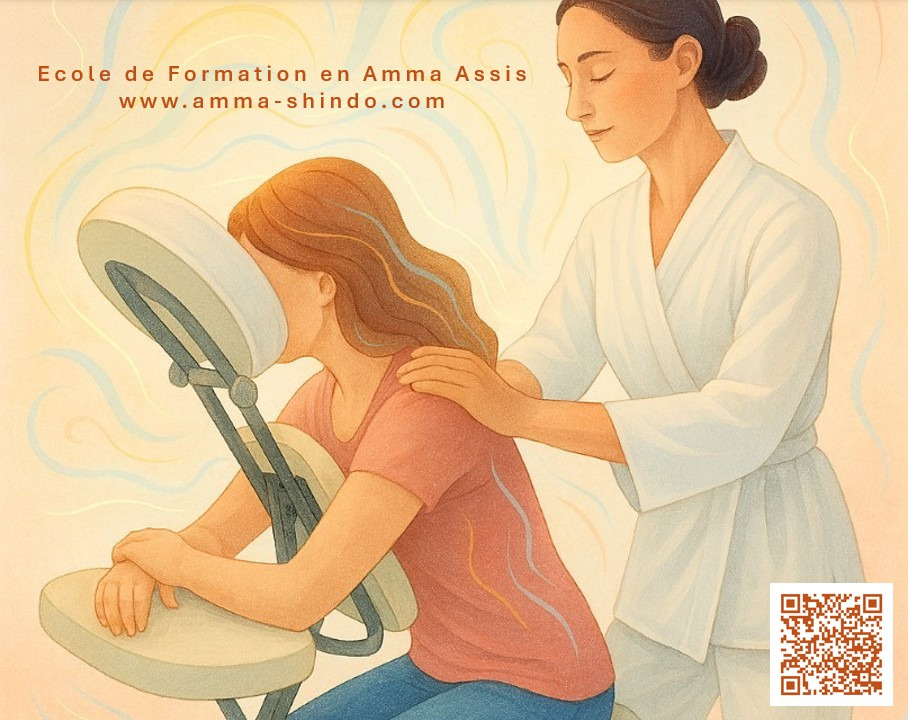 illustration 🌿Formation Certifiante en Massage Amma Assis en Nouvelle-Aquitaine