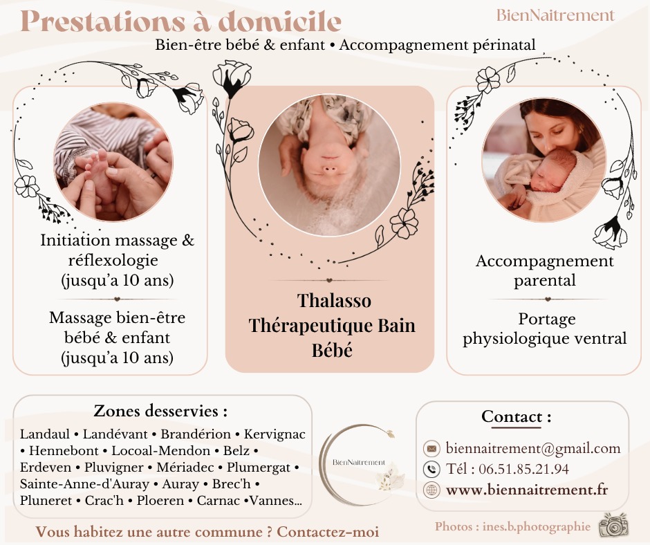 illustration Thalasso Thérapeutique Bain Bébé - prestations bien-être bébé & enfant