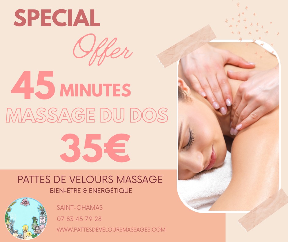 illustration Massage du Dos - 45 minutes