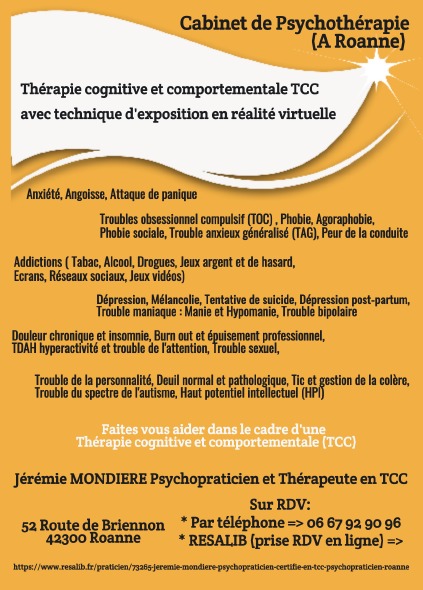 illustration Thérapie cognitive et comportementale TCC