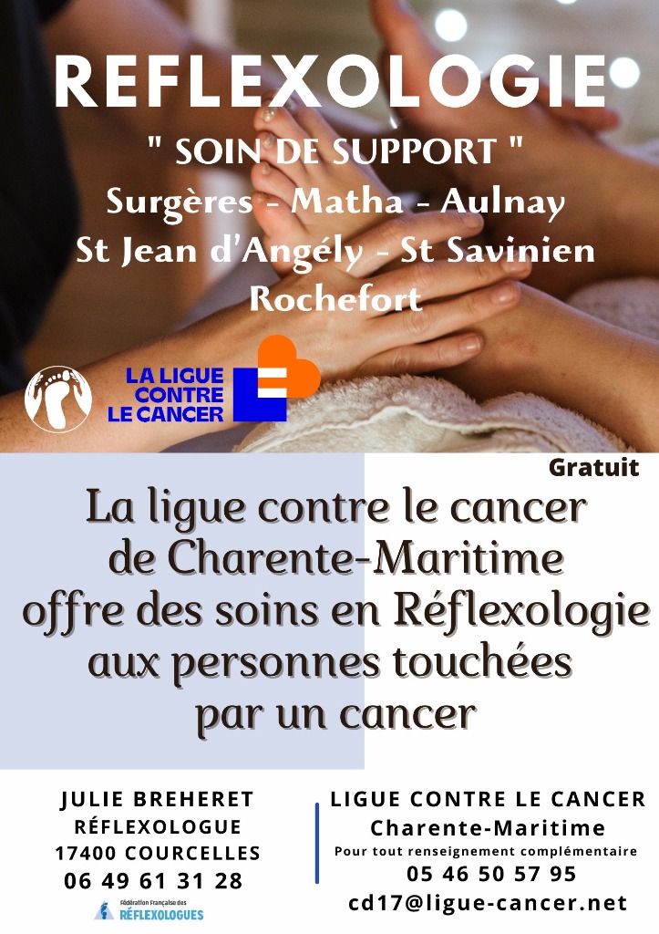 illustration Séances de réflexologie gratuites en Soins d'accompagnement