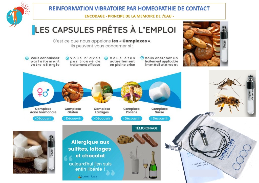 illustration LA DEPROGRAMMATION DES SENSIBILITES - INTOLERANCES - ALLERGIES