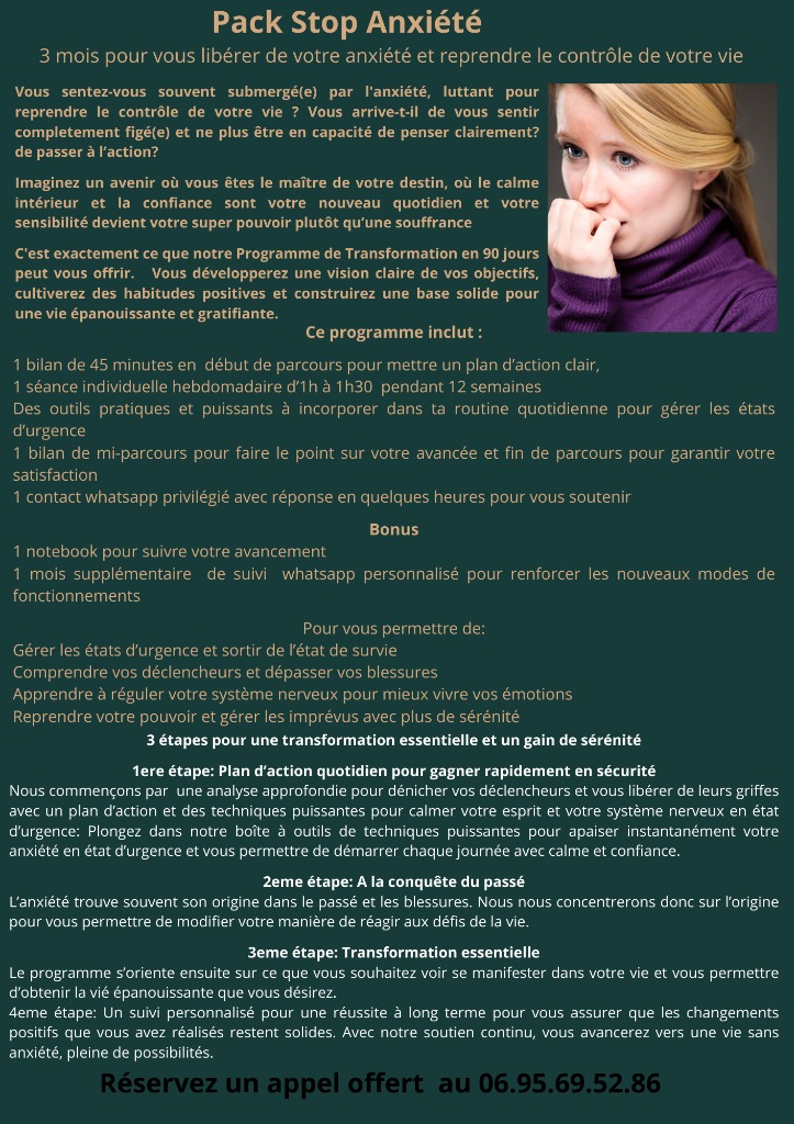 illustration Se libérer de l'anxiété et du stress