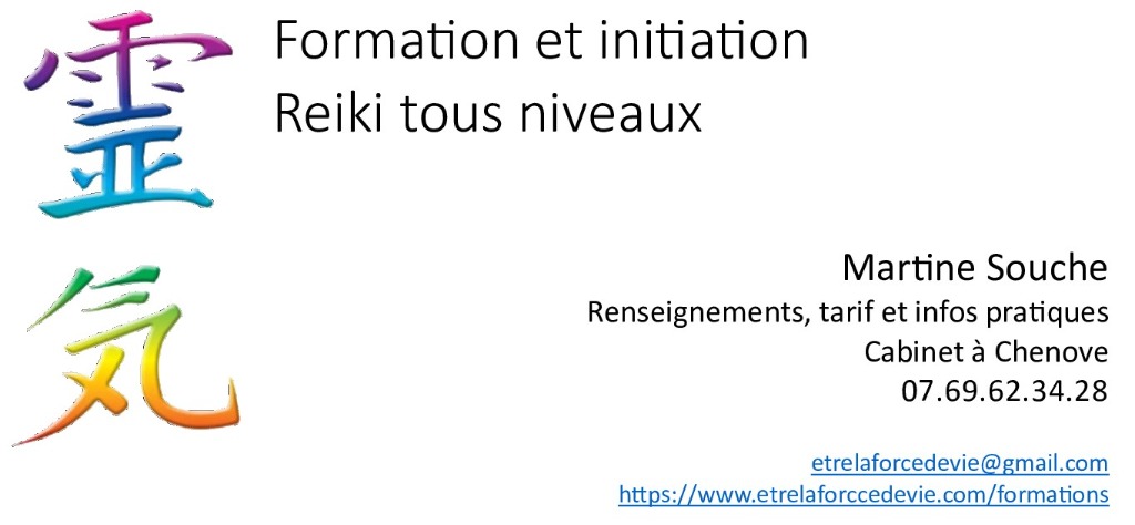 illustration Initiation et formation Reiki