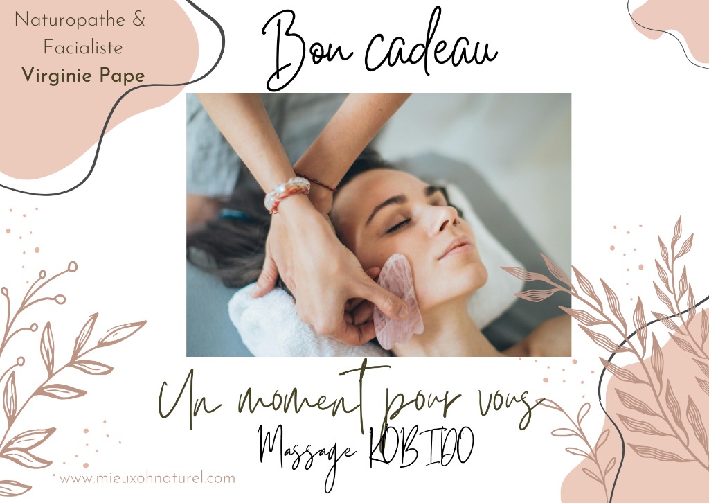 illustration Carte cadeau massage facial Kobido